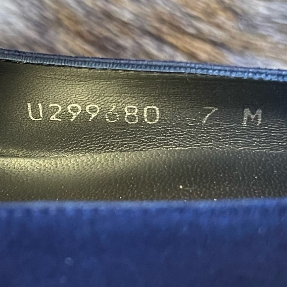 NIB Stuart Weitzman Corkswoon Blue Suede Platform Wedges Size 7 - Picture 7 of 14